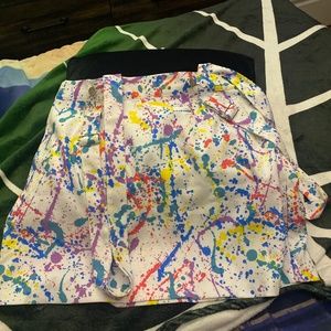 Paint splatter skirt